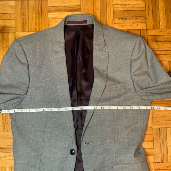 PREMIUM TOPMAN HEATHER 2 PIECE GREY SUIT - Picture 7 of 14